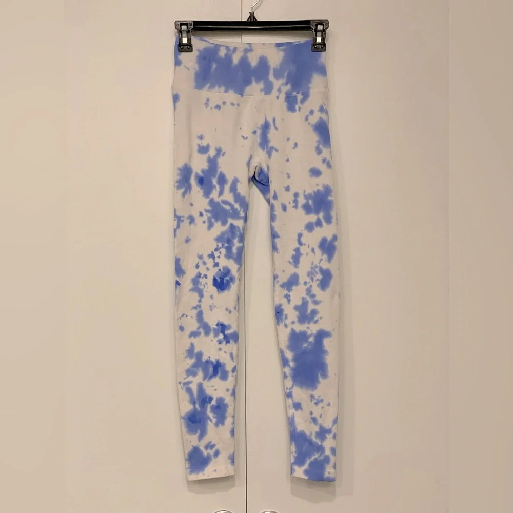 SPIRITUAL GANGSTER Love Sculpt Yoga Leggings Size:M/L Summer Breeze Tie Dye EUC - Picture 4 of 9